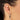  Black Spike Single Huggie Earring - by Scream Pretty