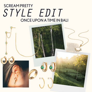 A Collection of jewellery perfect for vacations with accents of green