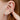  Bezel Single Ear Cuff with Clear Stones - by Scream Pretty