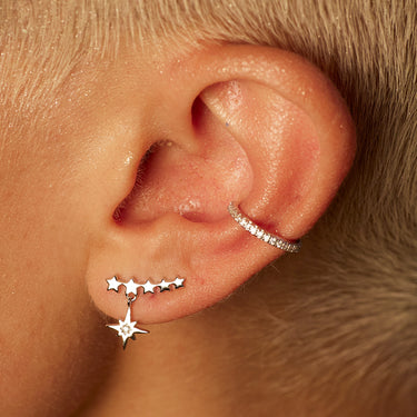Starburst Ear Climber Earrings