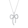 Bow Charm Necklace with Slider Clasp by Scream Pretty