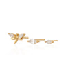 Dragonfly Set of 3 Single Stud Earrings by Scream Pretty