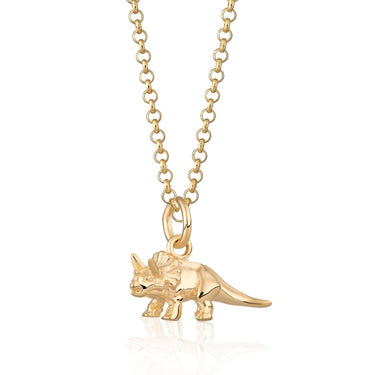  Triceratops Dinosaur Necklace - by Scream Pretty
