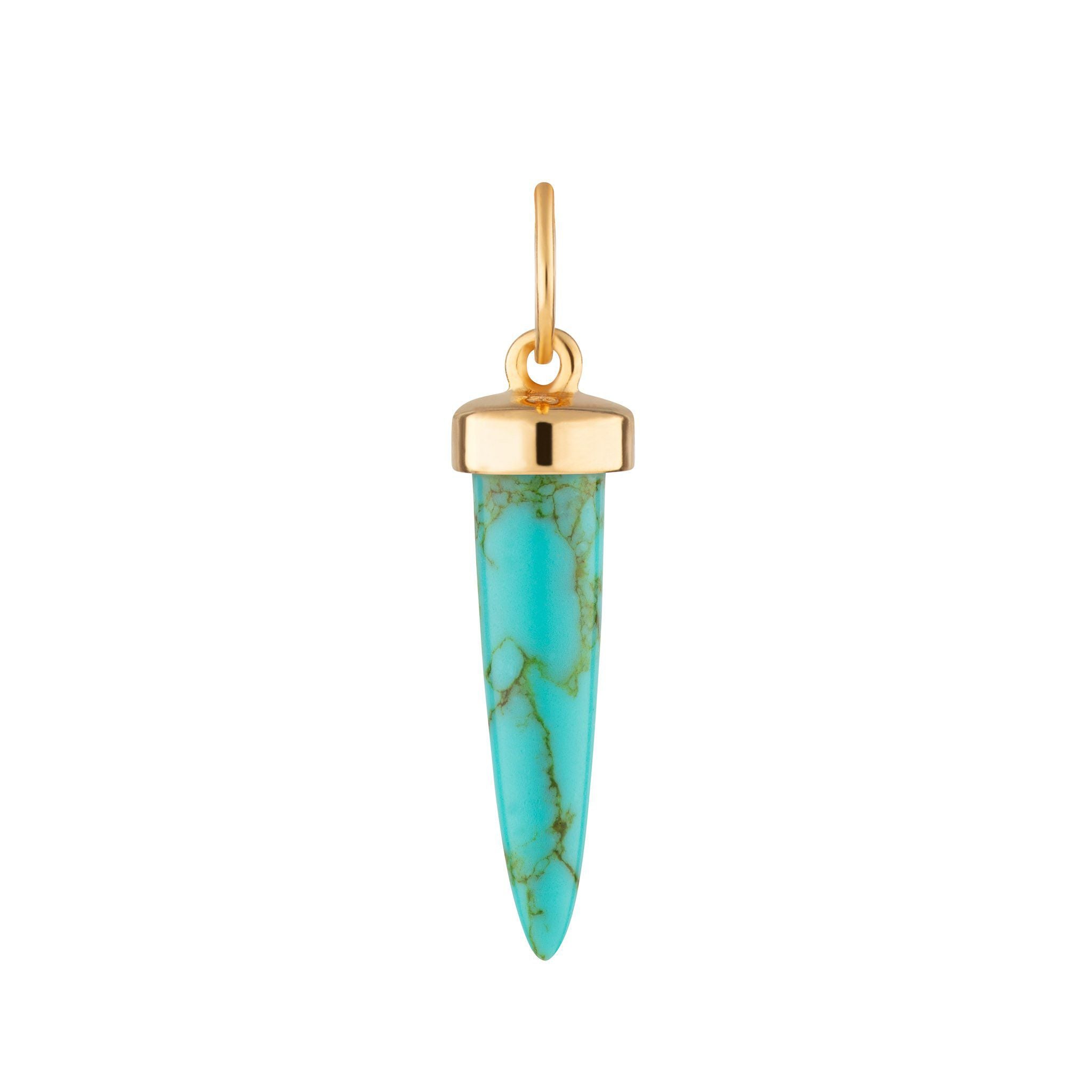  Turquoise Spike Charm - by Scream Pretty