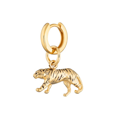 Tiger Single Huggie Earring by Scream Pretty