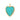  Turquoise Heart Charm - by Scream Pretty