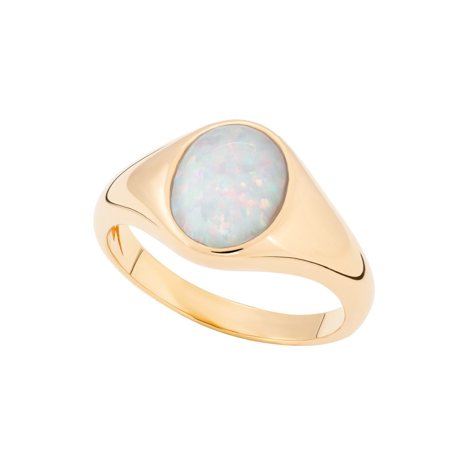  Opal Signet Ring - by Scream Pretty