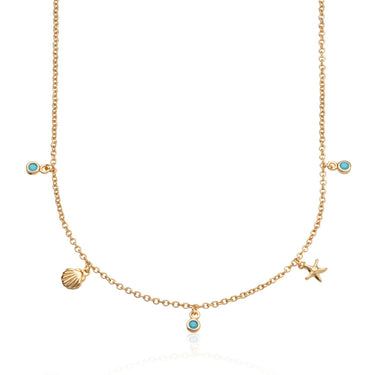 Gold Plated Hannah Martin Seaside Necklace - by Scream Pretty