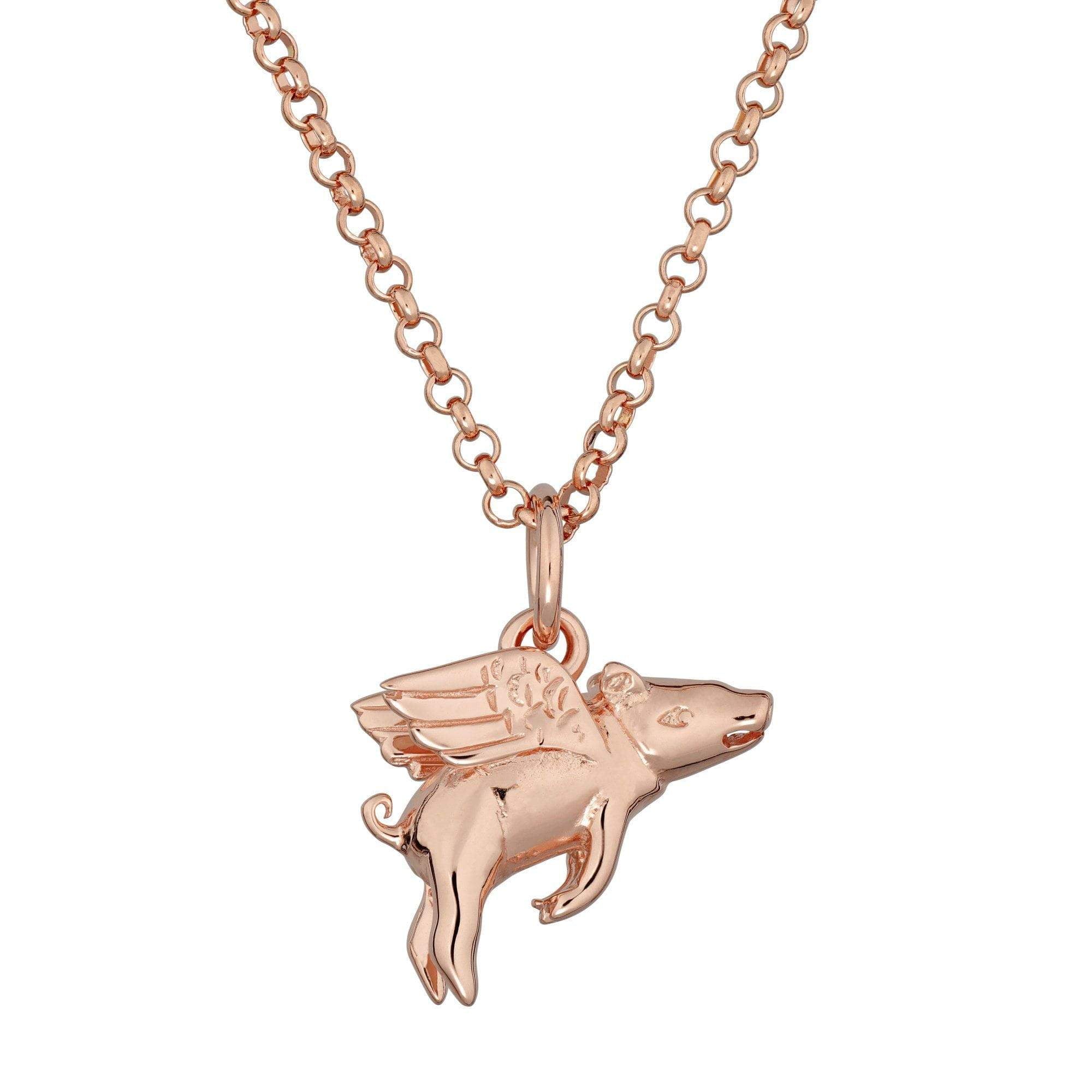  Flying Pig Necklace - by Scream Pretty