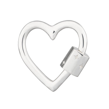  Heart Carabiner Charm Lock - by Scream Pretty