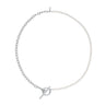  Hannah Martin Pearl and Chain T-Bar Necklace - by Scream Pretty