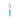  Turquoise Spike Single Huggie Earring - by Scream Pretty