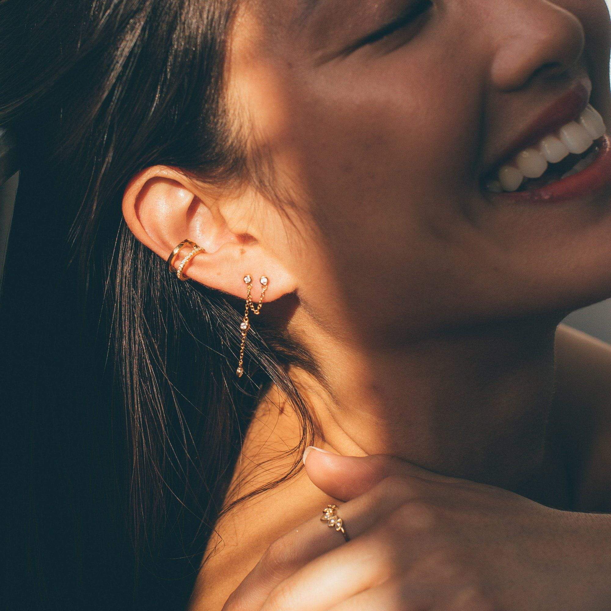  Sparkle Chandelier Single Stud Earring - by Scream Pretty