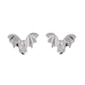  Silver Bat Stud Earrings - by Scream Pretty