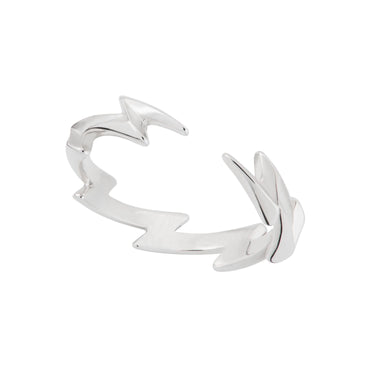  Silver Lightning Bolt Stacking Ring - by Scream Pretty
