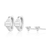  Audrey Huggie and Trinity Stud Set of Earrings - by Scream Pretty